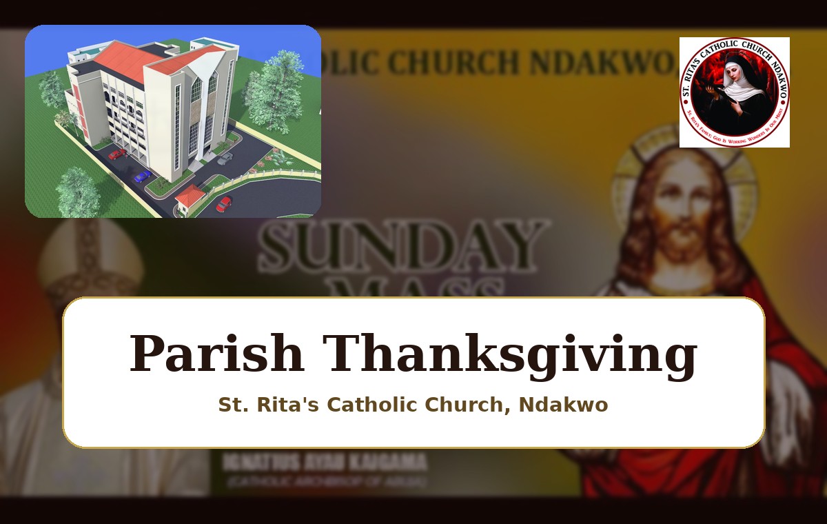 St. Rita's parish thanksgiving